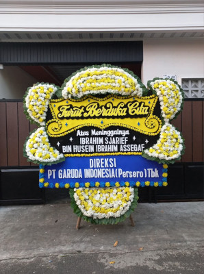 Papan Bunga Duka di Segah